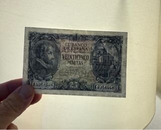 Billete 25 Pesetas 1940 Juan De Herrera S/C
