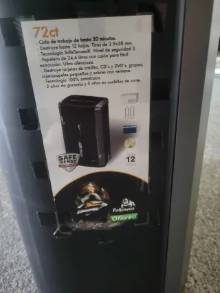 Trituradora Papel Fellowes 72CT