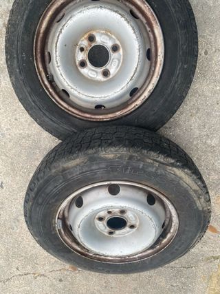 2 Llantas de Acero para Coche