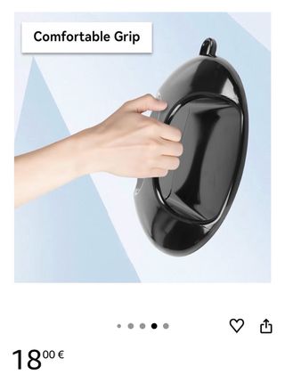 Espejo de mano redondo