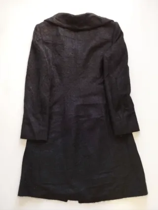Abrigo largo vintage Antonio Miró negro