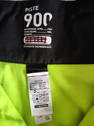 Pantalón esquí niño negro