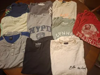 Lote 10 Camisetas Talla L Variadas