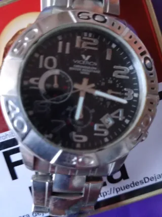 Reloj Viceroy Cronógrafo Negro y Plateado