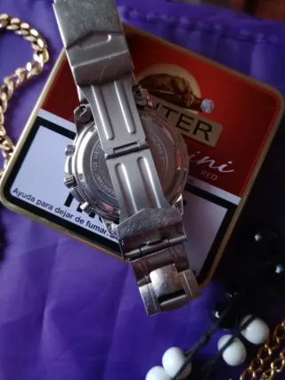 Reloj Viceroy Cronógrafo Negro y Plateado