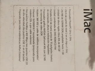 Apple iMac G4 Blanco con Caja original