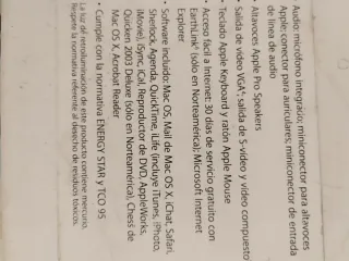 Apple iMac G4 Blanco con Caja original