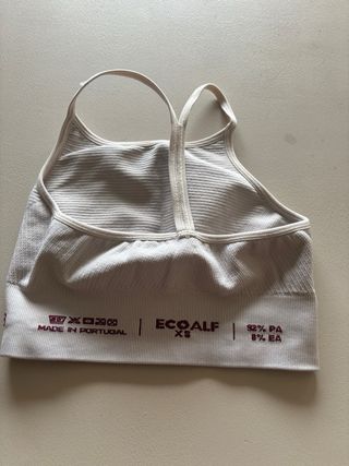 Top deportivo Ecoalf beige Talla XS