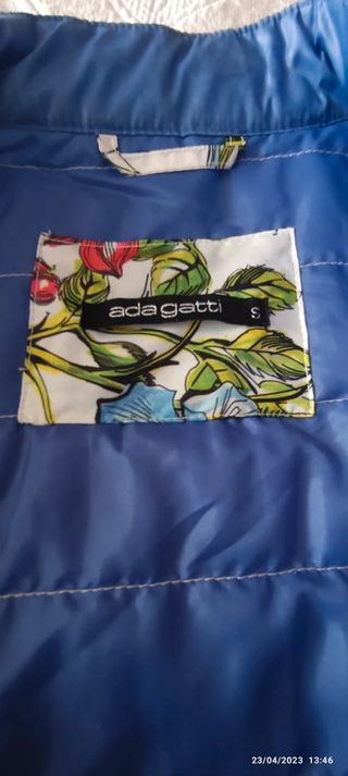 Chaleco Ada Gatti Flores Talla M