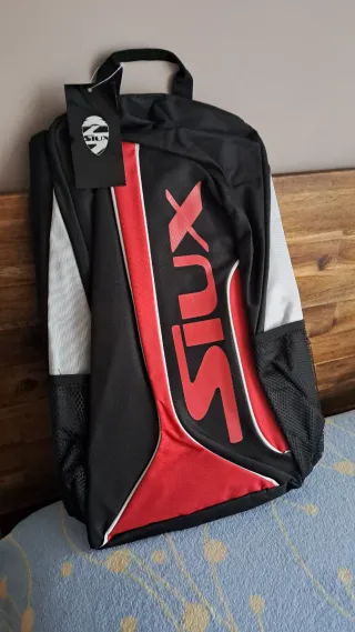 Mochila Paletero Siux Negra y Roja