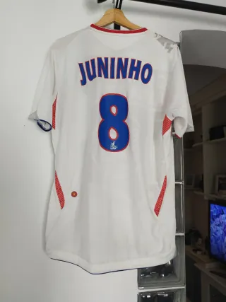 Camiseta Original Juninho 8 Lyon 06/07