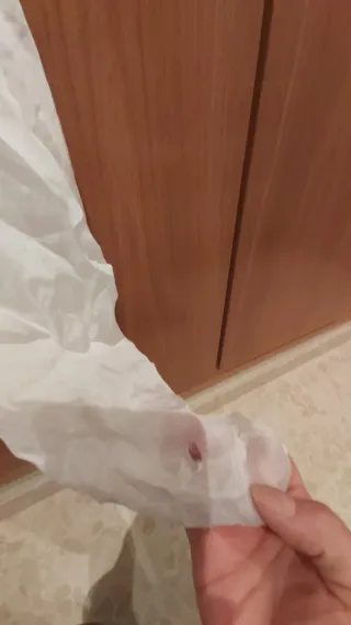 Blusa gasa blanca XL