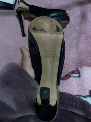 Tacones Pedro Miralles Negros Peep Toe