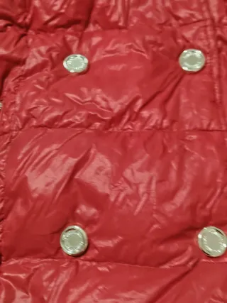 Abrigo Calvin Klein Acolchado Rojo Brillante