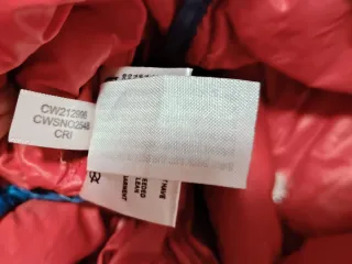 Abrigo Calvin Klein Acolchado Rojo Brillante