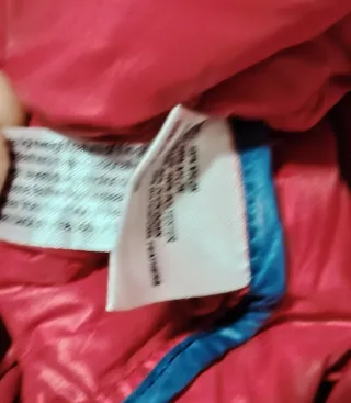 Abrigo Calvin Klein Acolchado Rojo Brillante