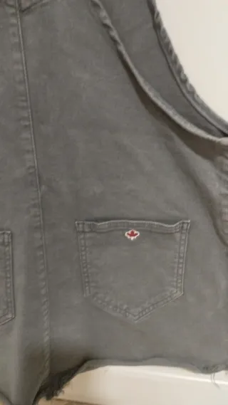 Peto vaquero gris/azul