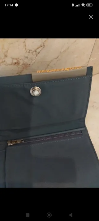 Cartera/Monedero Mandarina Duck Negro/Gris