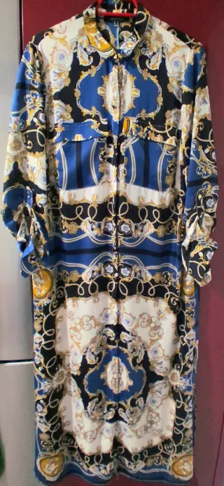 VESTIDO ESTAMPADO CADENAS