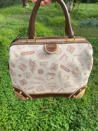 Bolso Loewe 160 Aniversario. Ante, Piel y Lona