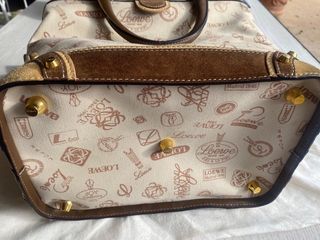 Bolso Loewe 160 Aniversario. Ante, Piel y Lona