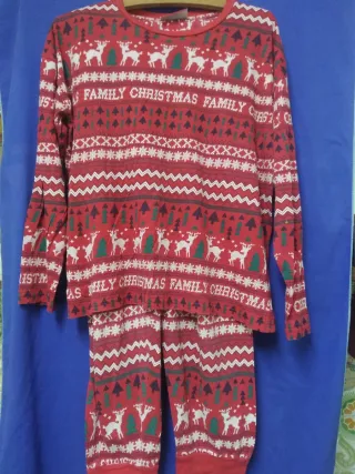 Pijama Navidad Rojo y Blanco