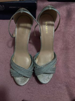 Tacones MENBUR Brillantes Talla 38