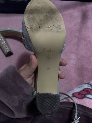 Tacones MENBUR Brillantes Talla 38