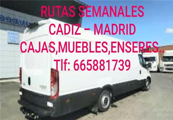 mudanzas cadiz-madrid y retornos