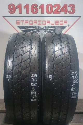 -215 70 15C S BRIDGESTONE RUEDA AL 90% VIDA UTIL