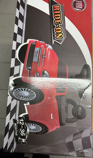 Carrinho Fiat 500 Ride-On 12-36 Meses