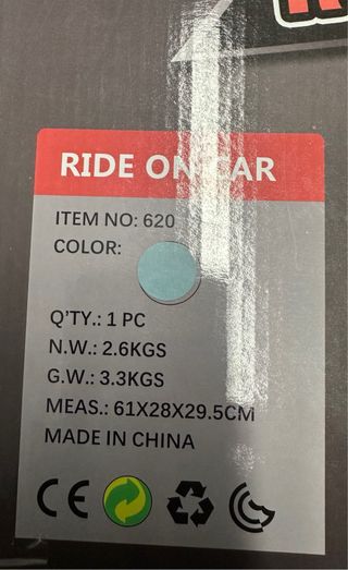 Carrinho Fiat 500 Ride-On 12-36 Meses