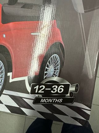 Carrinho Fiat 500 Ride-On 12-36 Meses