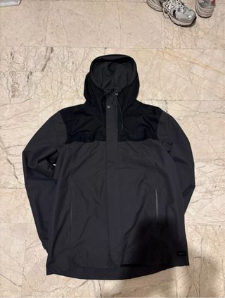 Giacca 3 in 1 nera e grigia