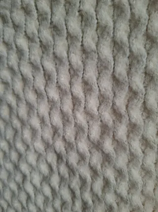 Jersey de punto blanco