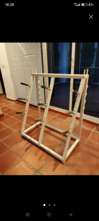 Soporte discos y barras gimnasio