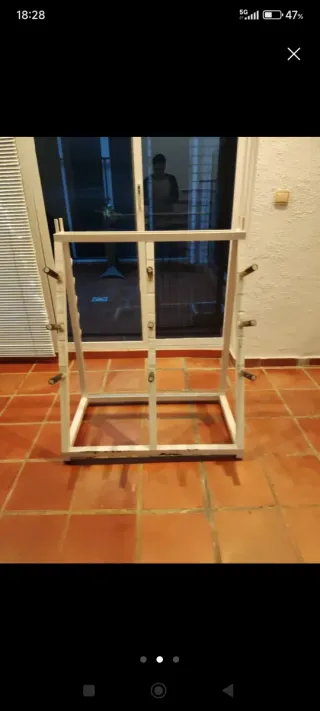 Soporte discos y barras gimnasio