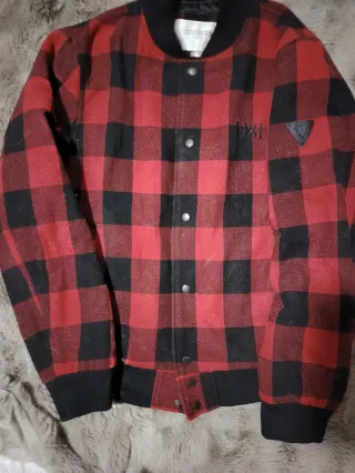 Chaqueta Guess cuadros hombre