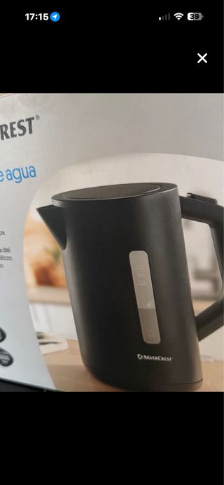 Hervidor de agua SilverCrest negro