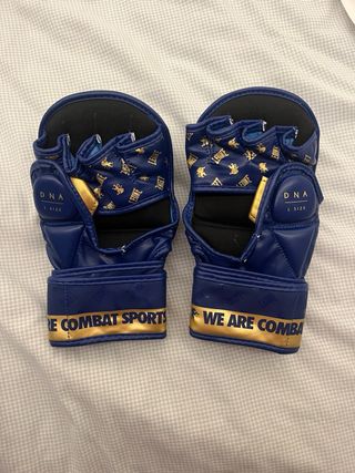 Guantillas MMA Leone Nuevas Azul Dorado