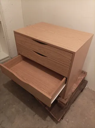 Cajonera de madera de 4 cajones