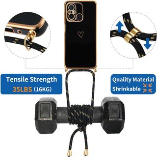 Funda para Xiaomi Redmi Note 10 4G con Cuerda, TPU