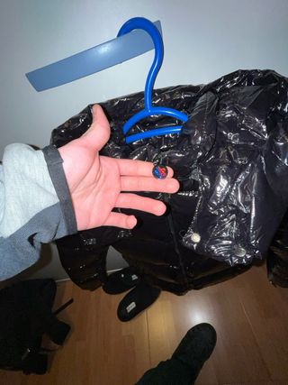 Chaqueta Moncler Negra Talla XS