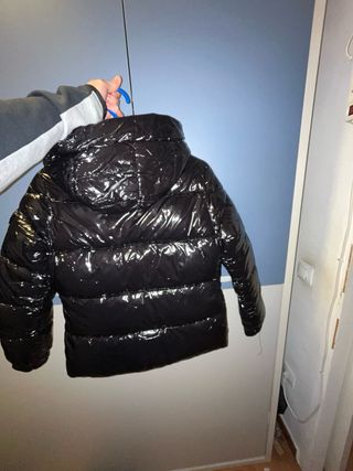 Chaqueta Moncler Negra Talla XS