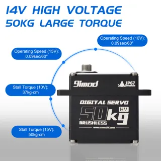 Servo 9imod 50KG sin escobillas