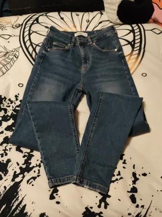 Pantalón vaquero mujer azul