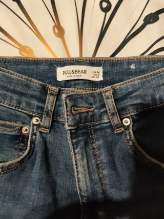 Pantalón vaquero mujer azul