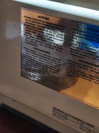 Microondas Siemens Clásico