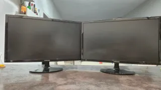 2 Monitores Samsung 24 Negro
