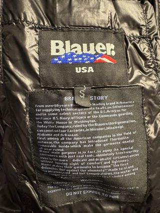 Piumino Lungo Blauer